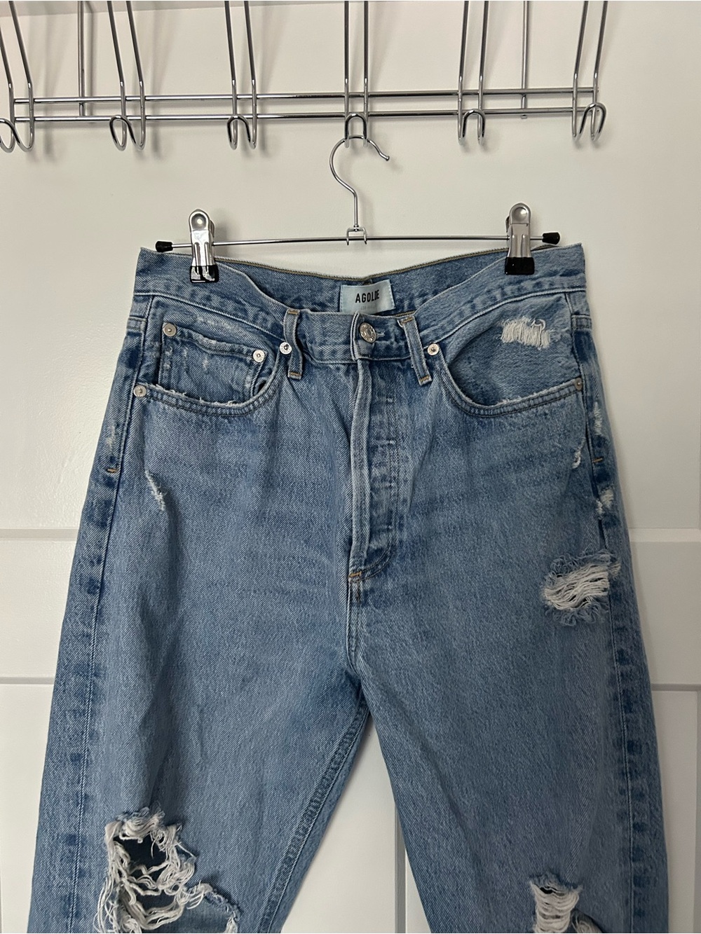 Agolde Light Blue Denim Jeans